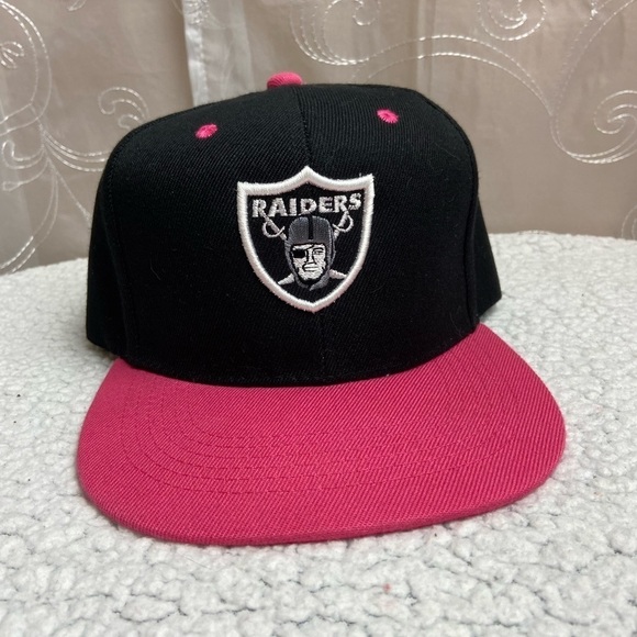 Raiders Pink/Black Cap, OSFM - Picture 1 of 9